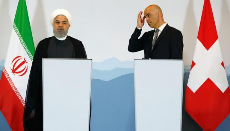 روحاني والرئيس السويسري