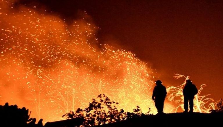 حريق غابات في كاليفورنيا - أرشيفية