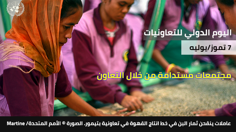 العالم يحتفل باليوم الدولي للتعاونيات لأجل مجتمعات مستدامة