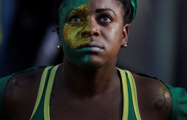 نيمار يبكي بعد الهزيمة أمام بلجيكا