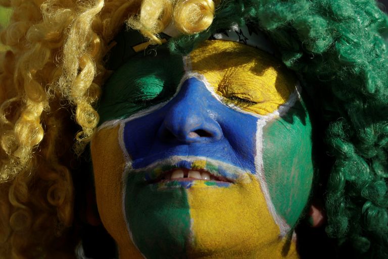 نيمار يبكي بعد الهزيمة أمام بلجيكا