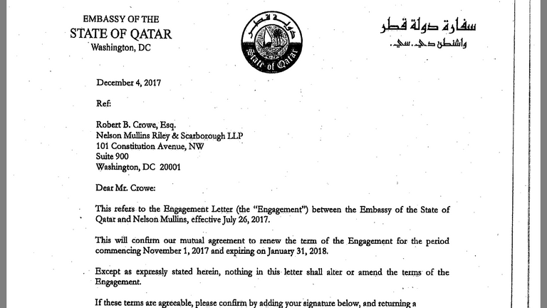 تعاقدات قطرية لتلميع صورة وُصمت بالإرهاب وإيذاء الدول والشعوب