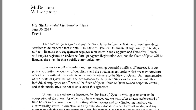 تعاقدات قطرية لتلميع صورة وُصمت بالإرهاب وإيذاء الدول والشعوب