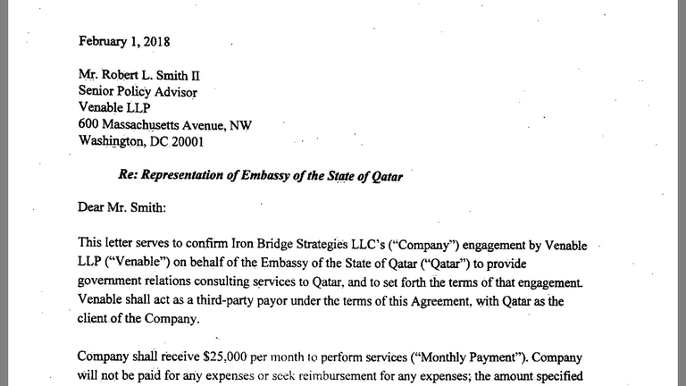 تعاقدات قطرية لتلميع صورة وُصمت بالإرهاب وإيذاء الدول والشعوب