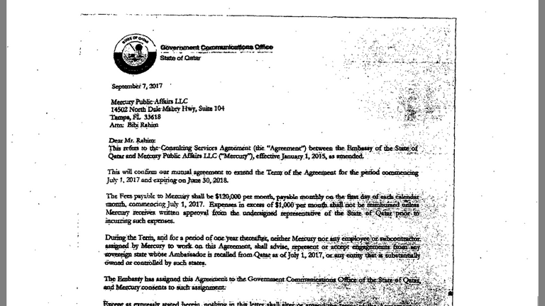 تعاقدات قطرية لتلميع صورة وُصمت بالإرهاب وإيذاء الدول والشعوب