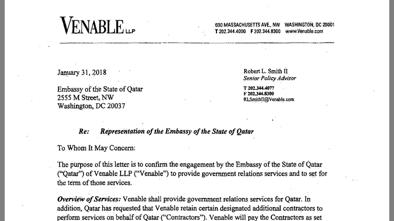 تعاقدات قطرية لتلميع صورة وُصمت بالإرهاب وإيذاء الدول والشعوب