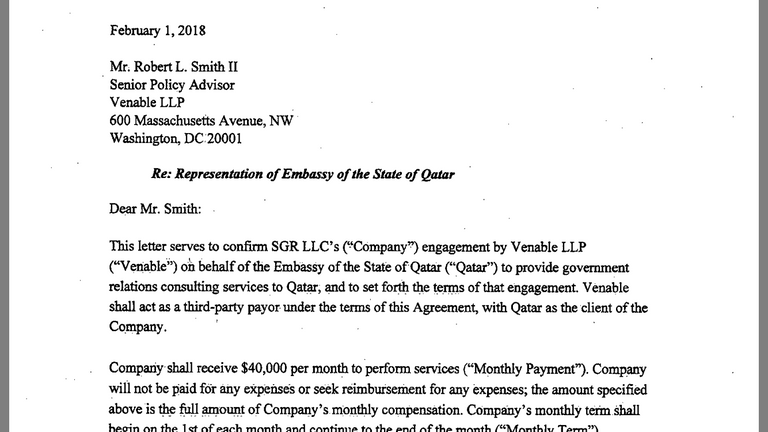 تعاقدات قطرية لتلميع صورة وُصمت بالإرهاب وإيذاء الدول والشعوب