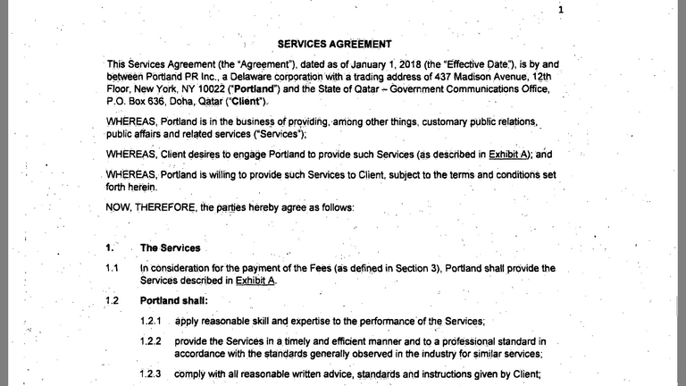 تعاقدات قطرية لتلميع صورة وُصمت بالإرهاب وإيذاء الدول والشعوب