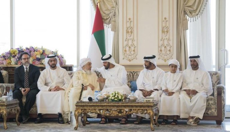 الشيخ محمد بن زايد آل نهيان يستقبل أعضاء مجلس الإمارات للإفتاء الشرعي