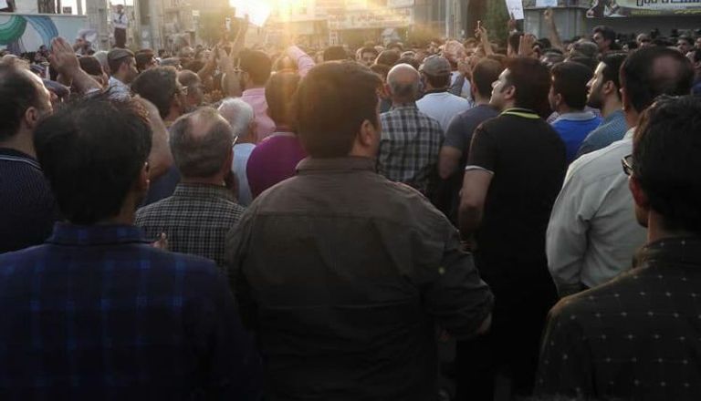 الاحتجاجات في برازجان احتجاجات شعبية في إيران- أرشيفية