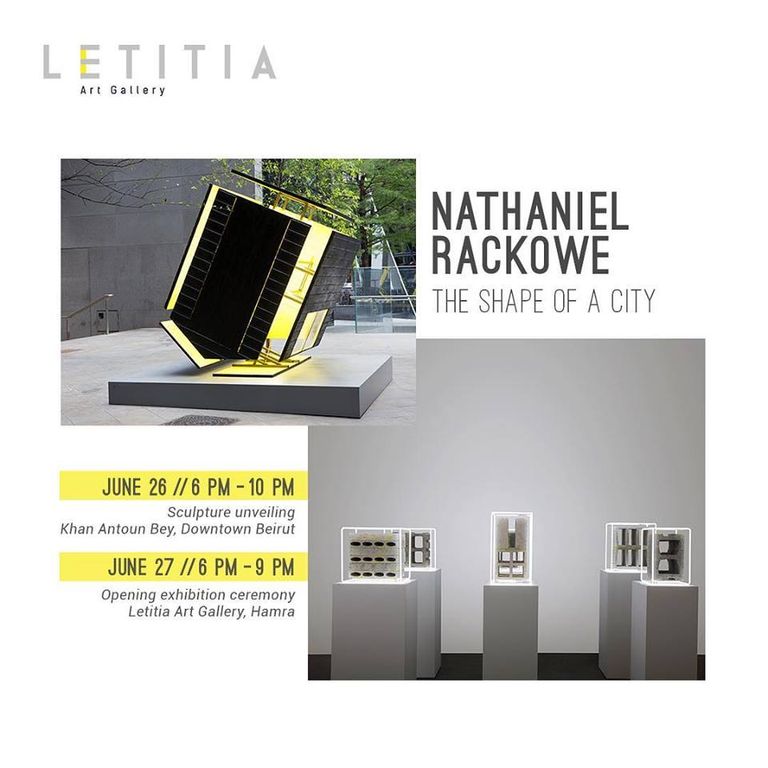 جانب من معرض الفنان نثانييل راكو