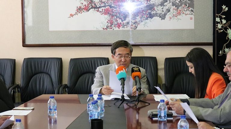 سفير جمهورية الصين الشعبية لدى الأردن  بان وي فانغ سفير جمهورية الصين الشعبية لدى الأردن