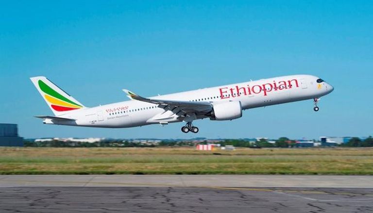 طائرة تتبع الخطوط الجوية الإثيوبية