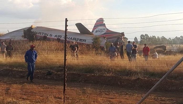 تحطم طائرة مدنية في جنوب أفريقيا