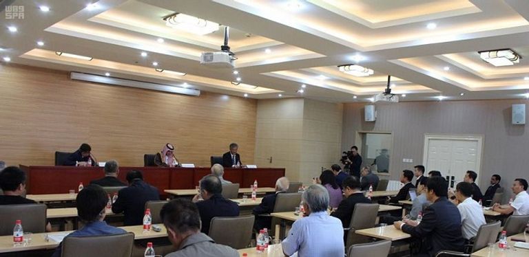 وزير الخارجية السعودي يلقي محاضرة في أحدي مراكز الدراسات في الصين وزير الخارجية السعودي عادل بن أحمد الجبير