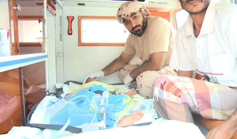 نقل الطفلة اليمنية