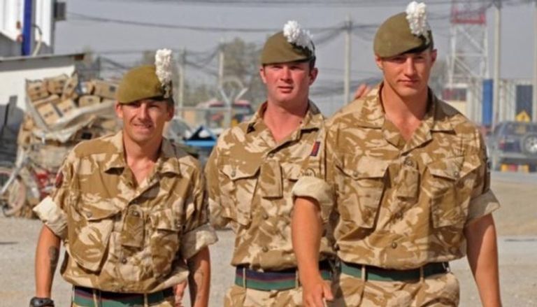 جنود تابعون للجيش البريطاني في أفغانستان
