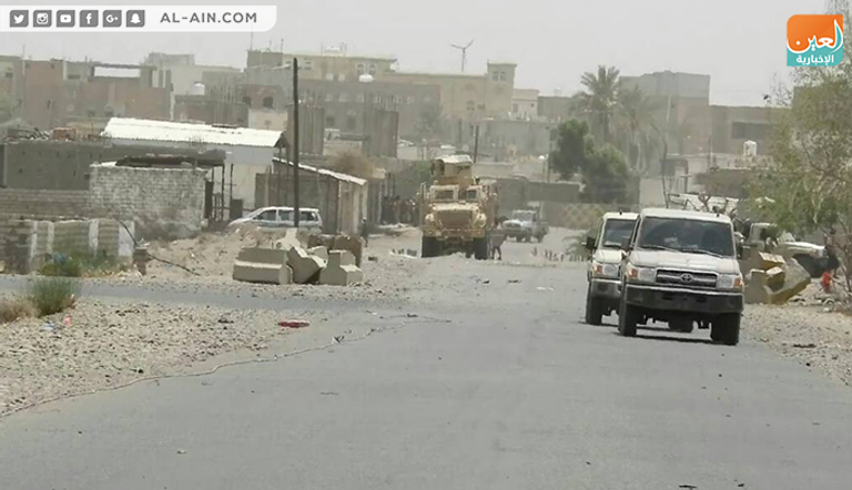 استقبال شعبي من أهالي التحيتا لـ"ألوية العمالقة"