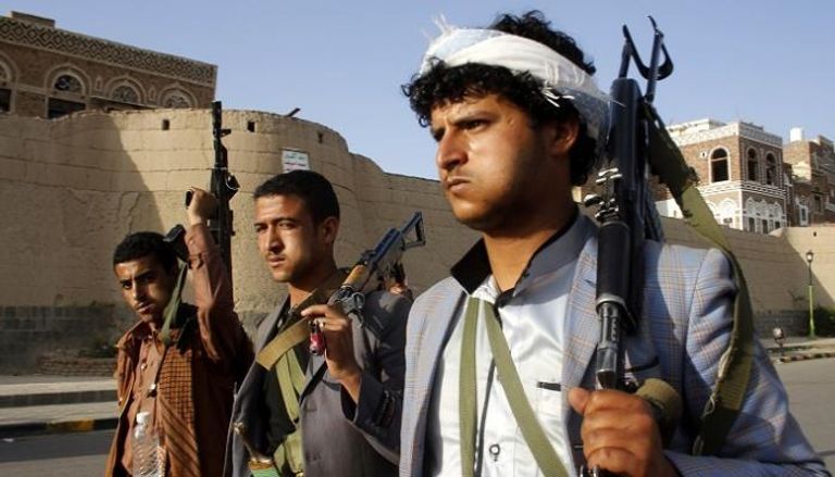 عناصر من مليشيا الحوثي الانقلابية في اليمن