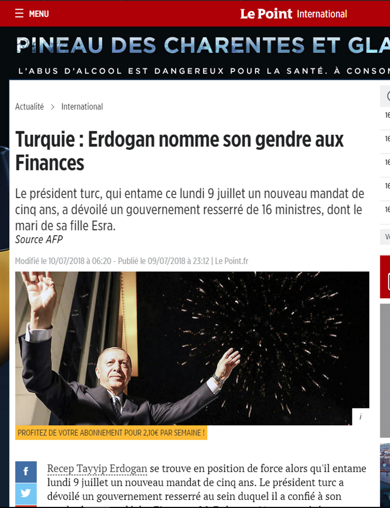 أردوغان وصهره بيرات البيرق