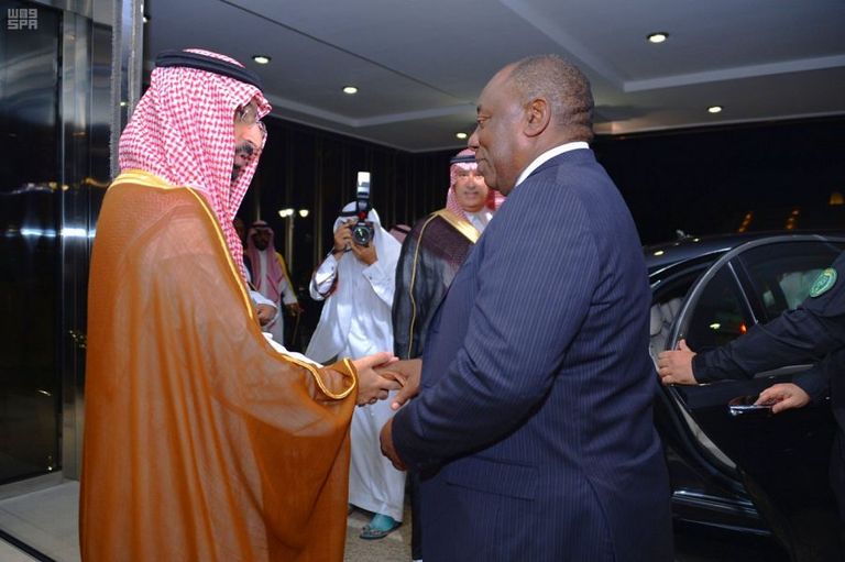 الملك سلمان بن عبدالعزيز آل سعود يستقبل رئيس جنوب أفريقيا