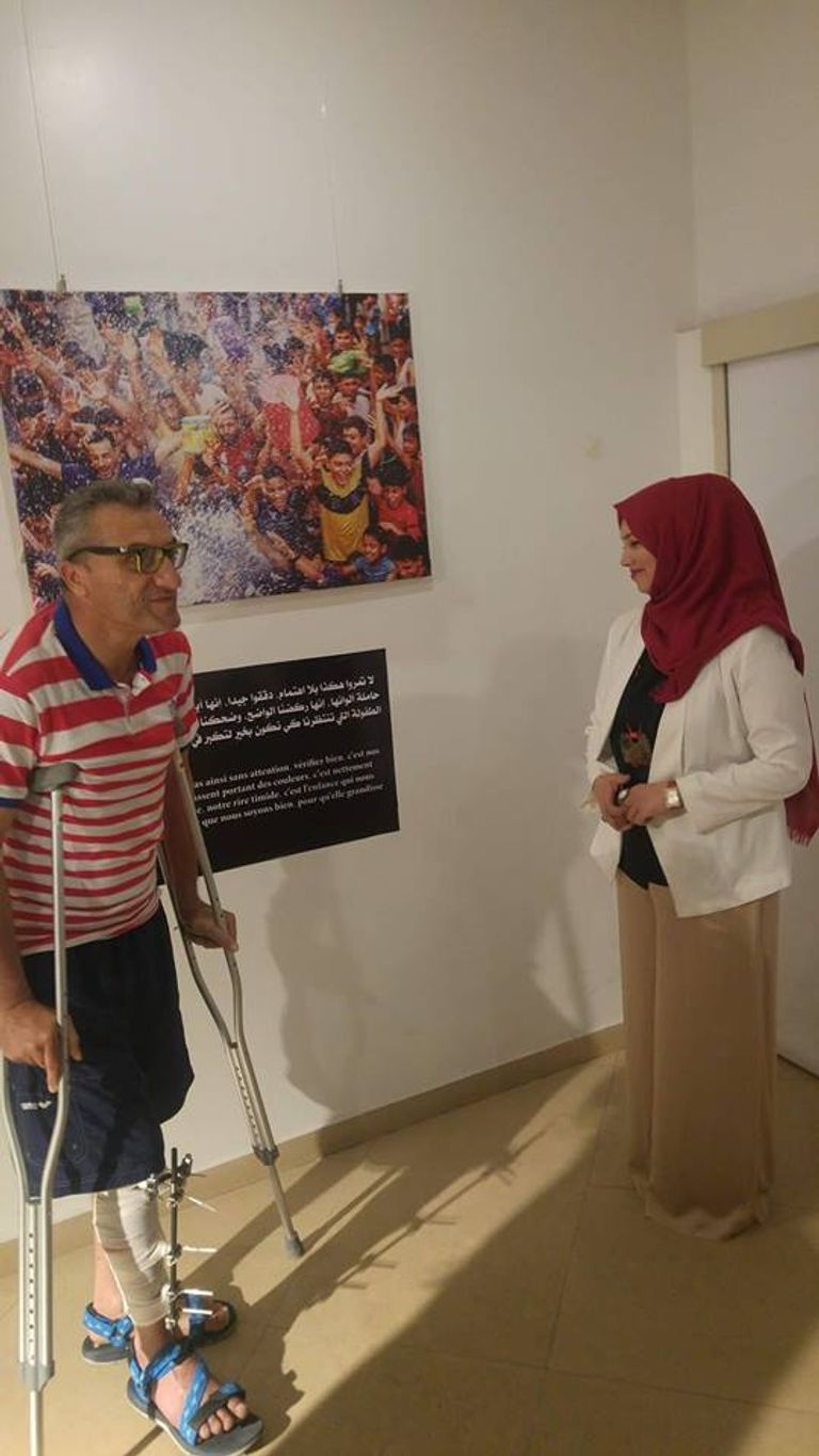 معرض يجسد عدوان 2014 على غزة