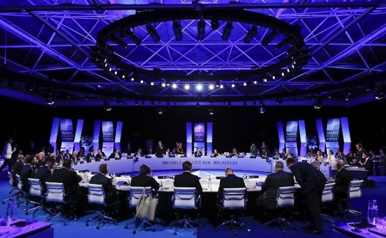 جانب من جلسات حلف الناتو