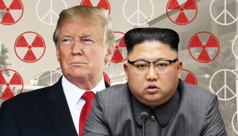 الرئيس الأمريكي ترامب والزعيم الكوري كيم