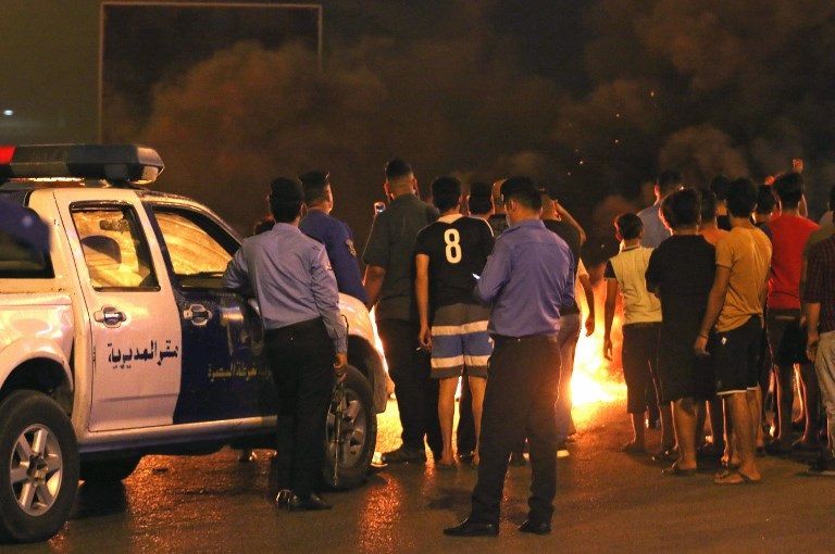 جانب من المظاهرات الشعبية في العراق