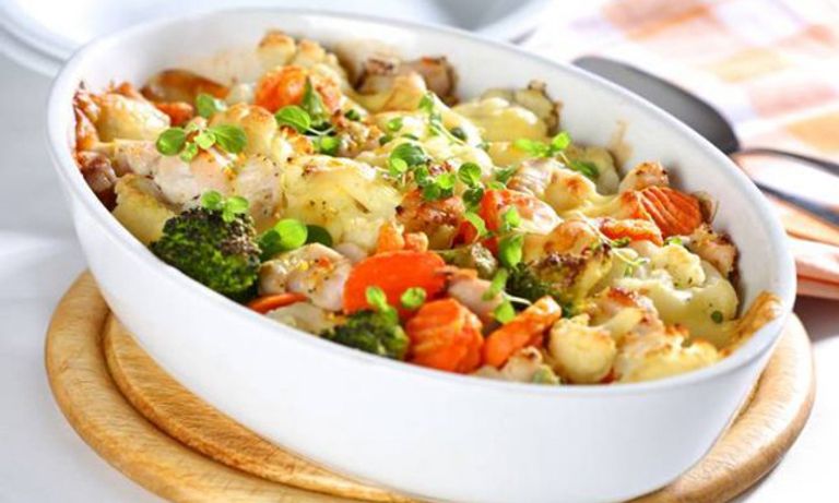 صينية الخضراوات باللحم