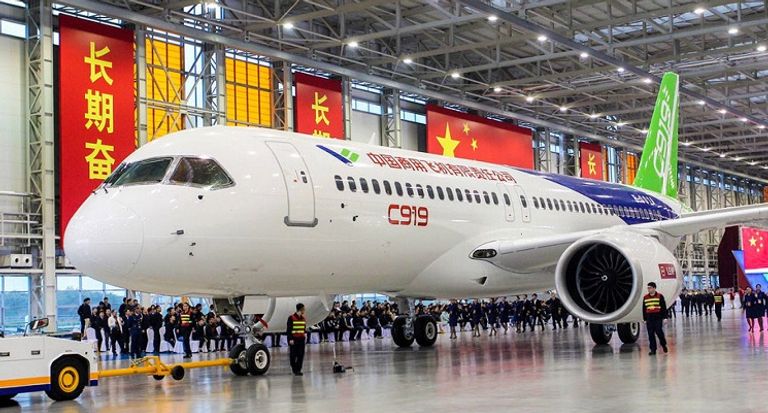 طائرة الركاب الصينية الكبيرة "سي 919"