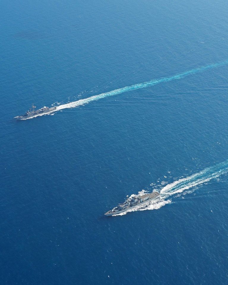 جانب من فعاليات التدريب بين مصر وبريطانيا تدريب بحري مشترك بين مصر وبريطانيا على مكافحة الإرهاب