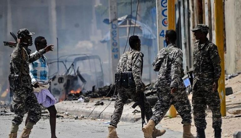 موقع تفجير في الصومال - صورة أرشيفية