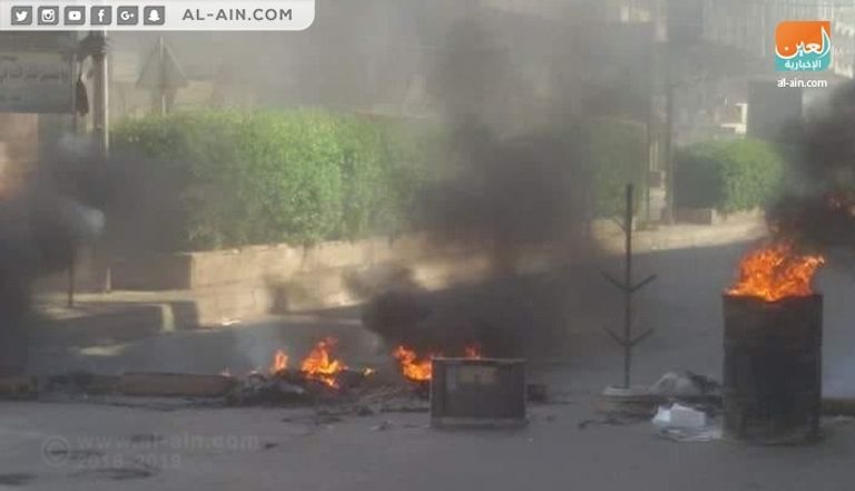 المتظاهرون في العراق 