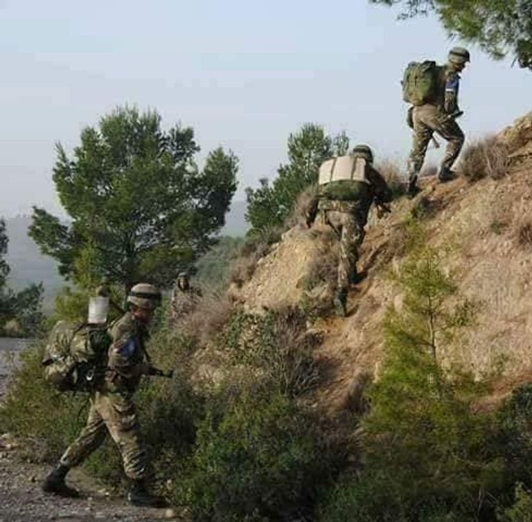 الجيش الجزائري في المناطق الجبلية الشرقية الجيش الجزائري - صورة أرشيفية