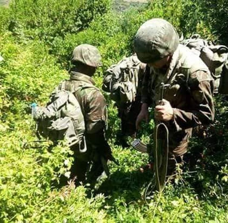 الجيش الجزائري في المناطق الحدودية مع تونس الجيش الجزائري - صورة أرشيفية