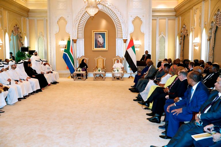 افتتاح منتدى الإمارات- جنوب أفريقيا للأعمال في أبوظبي