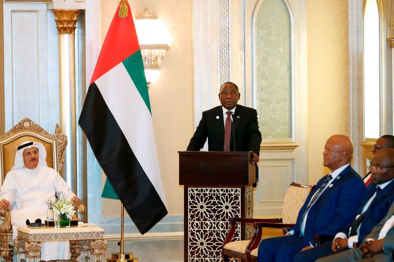 افتتاح منتدى الإمارات- جنوب أفريقيا للأعمال في أبوظبي