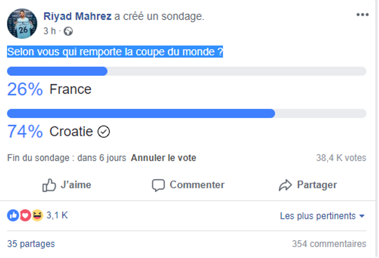 استفتاء رياض محرز الجزائري رياض محرز