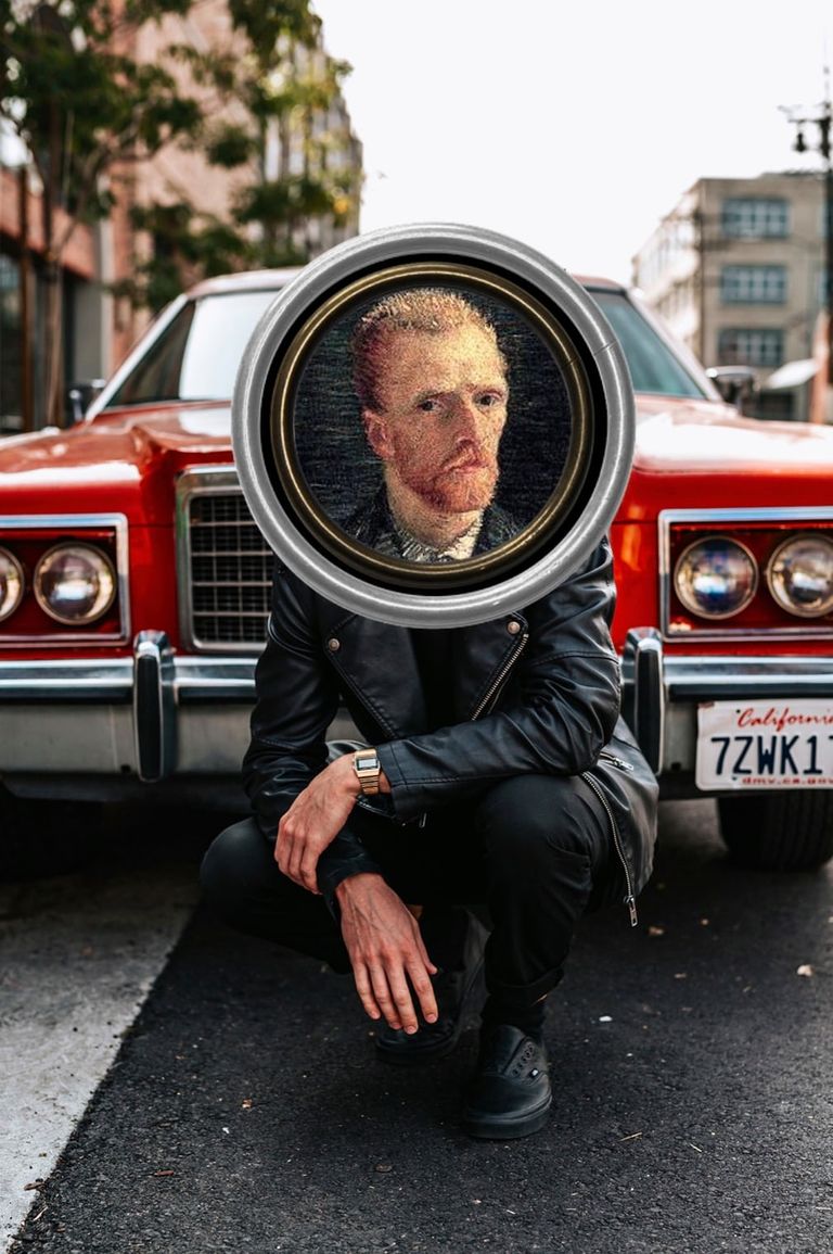 الفرنسي ميشيل ثيبولت يمزج بين الفوتوغرافيا واللوحات التشكيلية