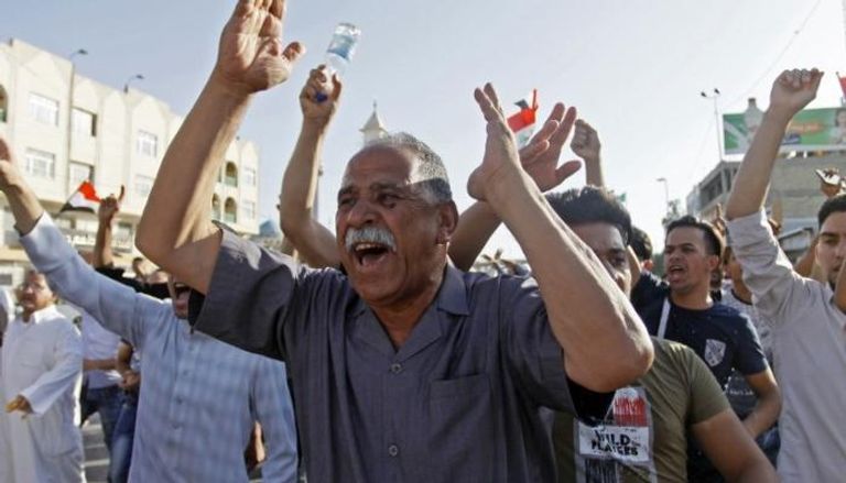 جانب من الاحتجاجات في المحافظات العراقية