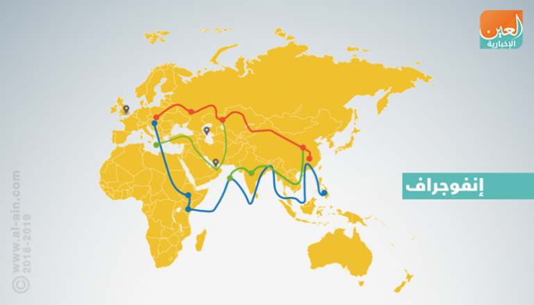 طريق الحرير يستهدف تعزيز التجارة بين آسيا وأوروبا وأفريقيا