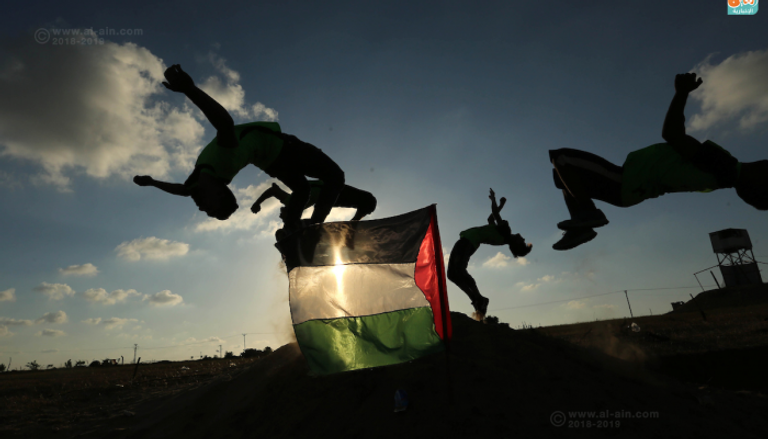  الباركور والراب.. الرياضة والفن في مواجهة إسرائيل شرق غزة