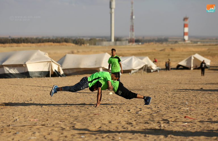 الباركور والراب.. الرياضة والفن في مواجهة إسرائيل شرق غزة