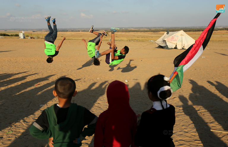 الباركور والراب.. الرياضة والفن في مواجهة إسرائيل شرق غزة
