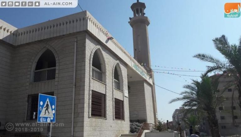 مسجد الشيخ زايد بن سلطان آل نهيان في مدينة غزة