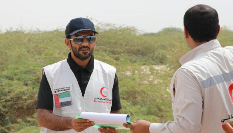 الهلال الأحمر الإماراتي يواصل جهوده لتأهيل البنية التحتية في شبوة 