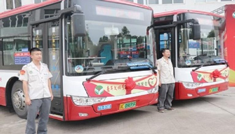 خط حافلات مخصص لكبار السن في الصين