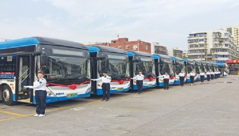 خط حافلات مخصص لكبار السن في الصين