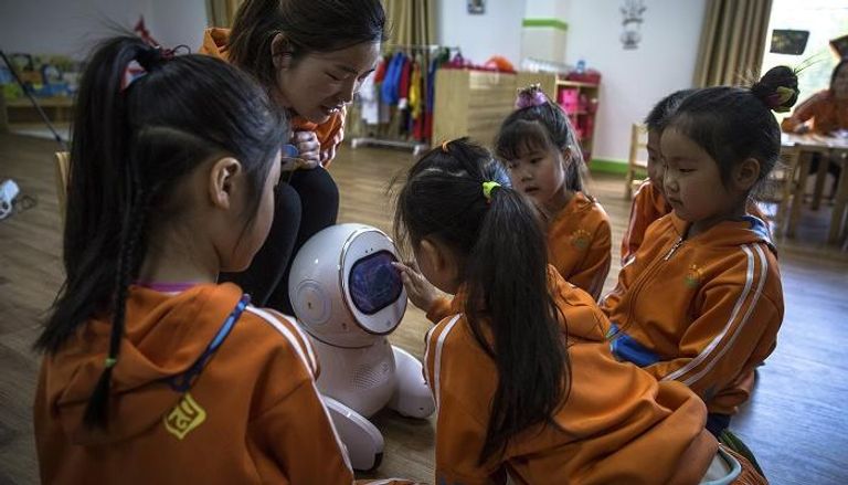 الروبوت كيكو في رياض الأطفال بالصين 